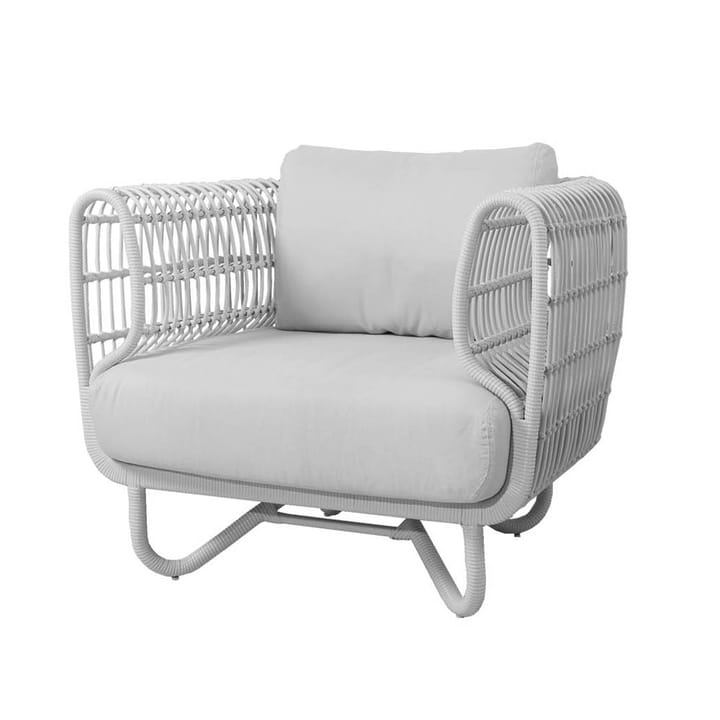 Nest loungestol weave - White, Cane-Line Natté white - Cane-line