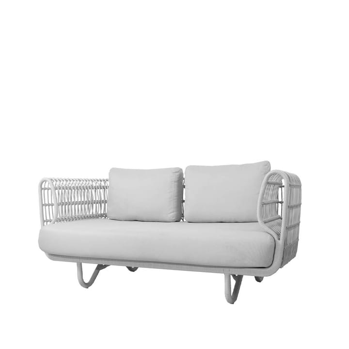 Nest sofa 2-personers - White, Cane-Line Natté white - Cane-line
