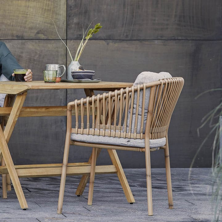 Ocean armstol aluminium, Natural Cane-line