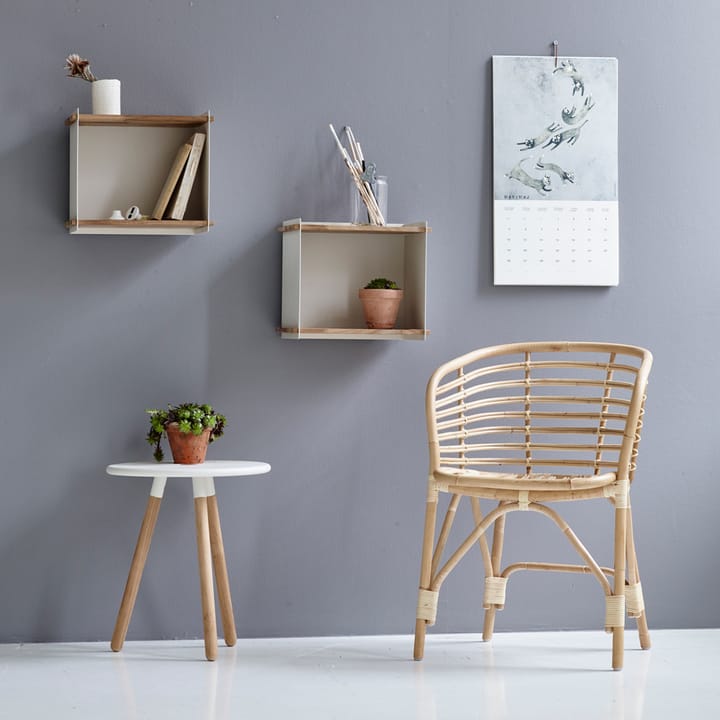 Opbevaringsboks, White, teak Cane-line