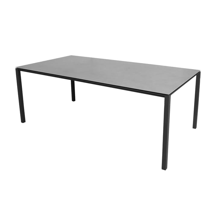 Pure bord 200x100 cm Concrete grey-lava grey Cane-line