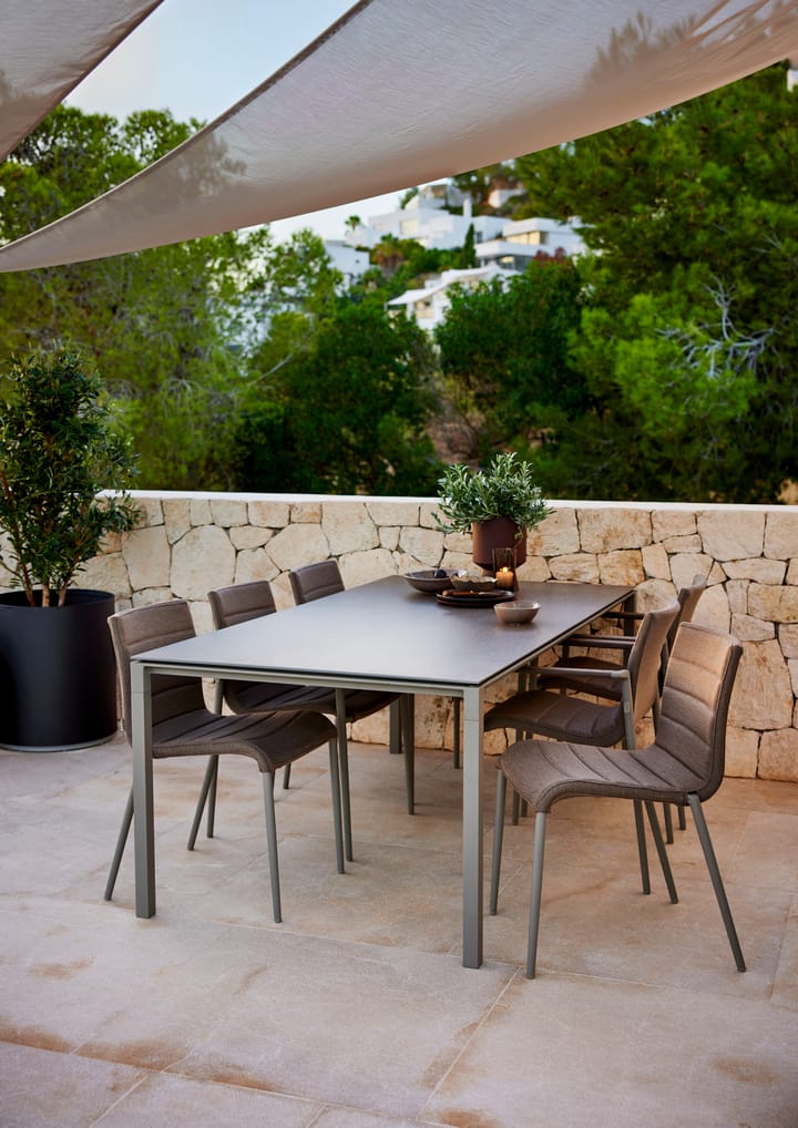 Pure bord 200x100 cm Concrete grey-taupe Cane-line