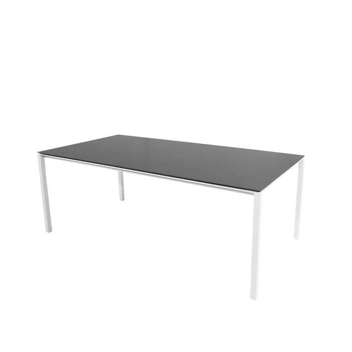 Pure spisebord - Nero-hvid 200x100 cm - Cane-line