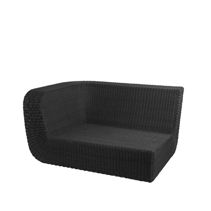 Savannah modulsofa - Black, højre - Cane-line