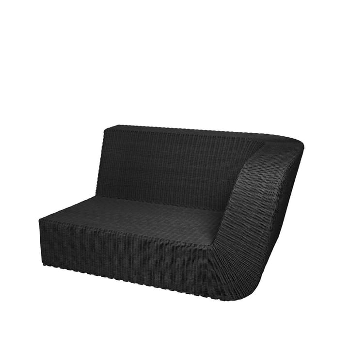 Savannah modulsofa - Black, venstre - Cane-line