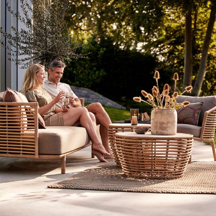 Sense sofa 3-sæder weave, AirTouch taupe Cane-line