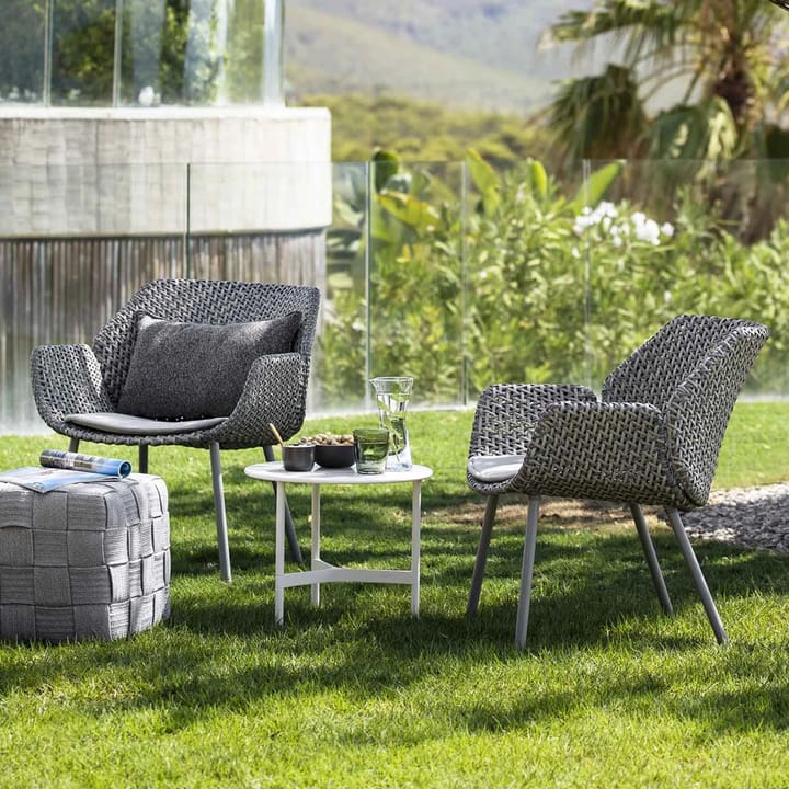 Vibe loungestol, Light grey/bordeaux/dusty rose Cane-line