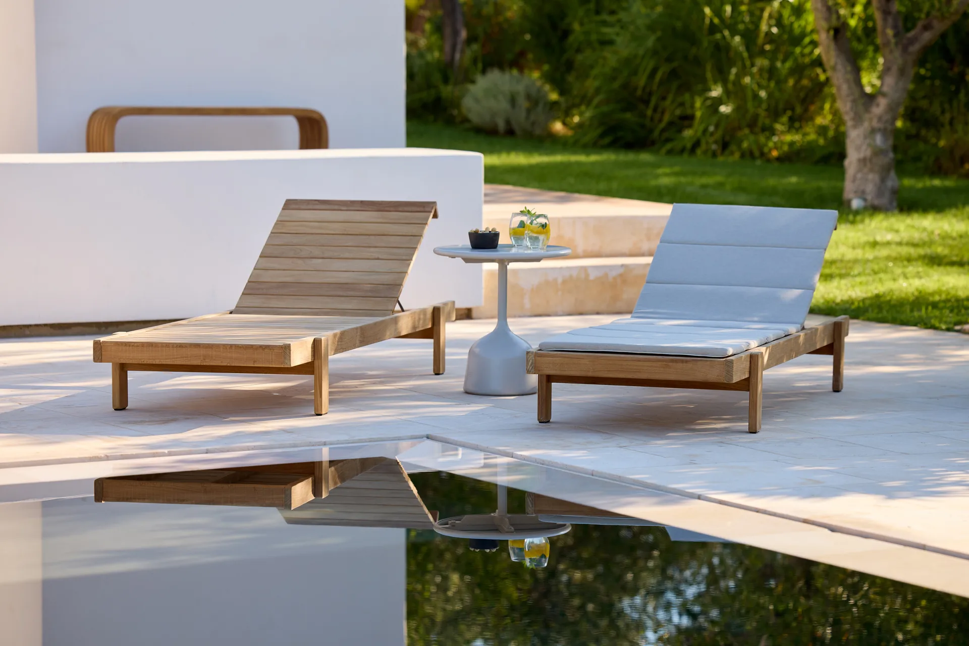 Vista solseng, Teak Cane-line