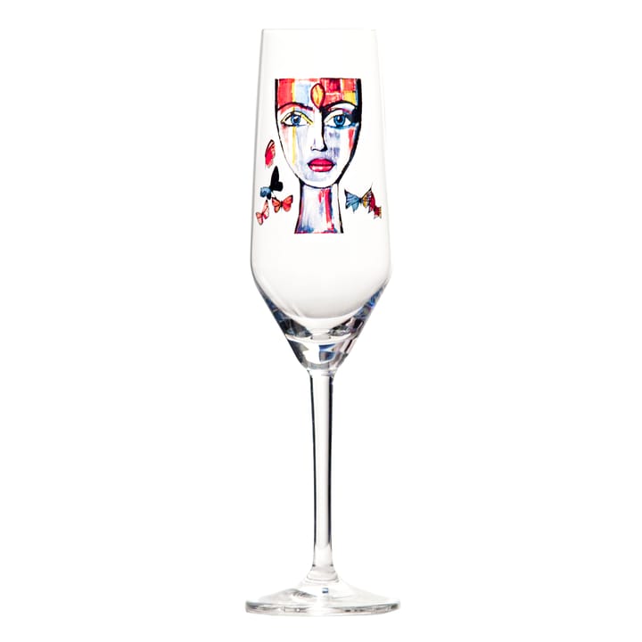 Butterfly Messenger champagneglas - 30 cl - Carolina Gynning