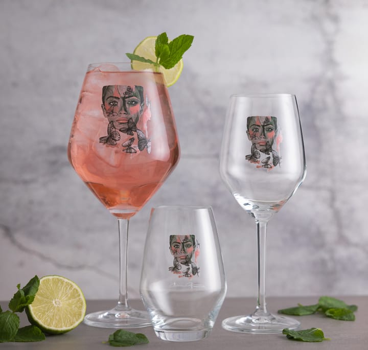 Butterfly Queen rødvinsglas, 75 cl Carolina Gynning