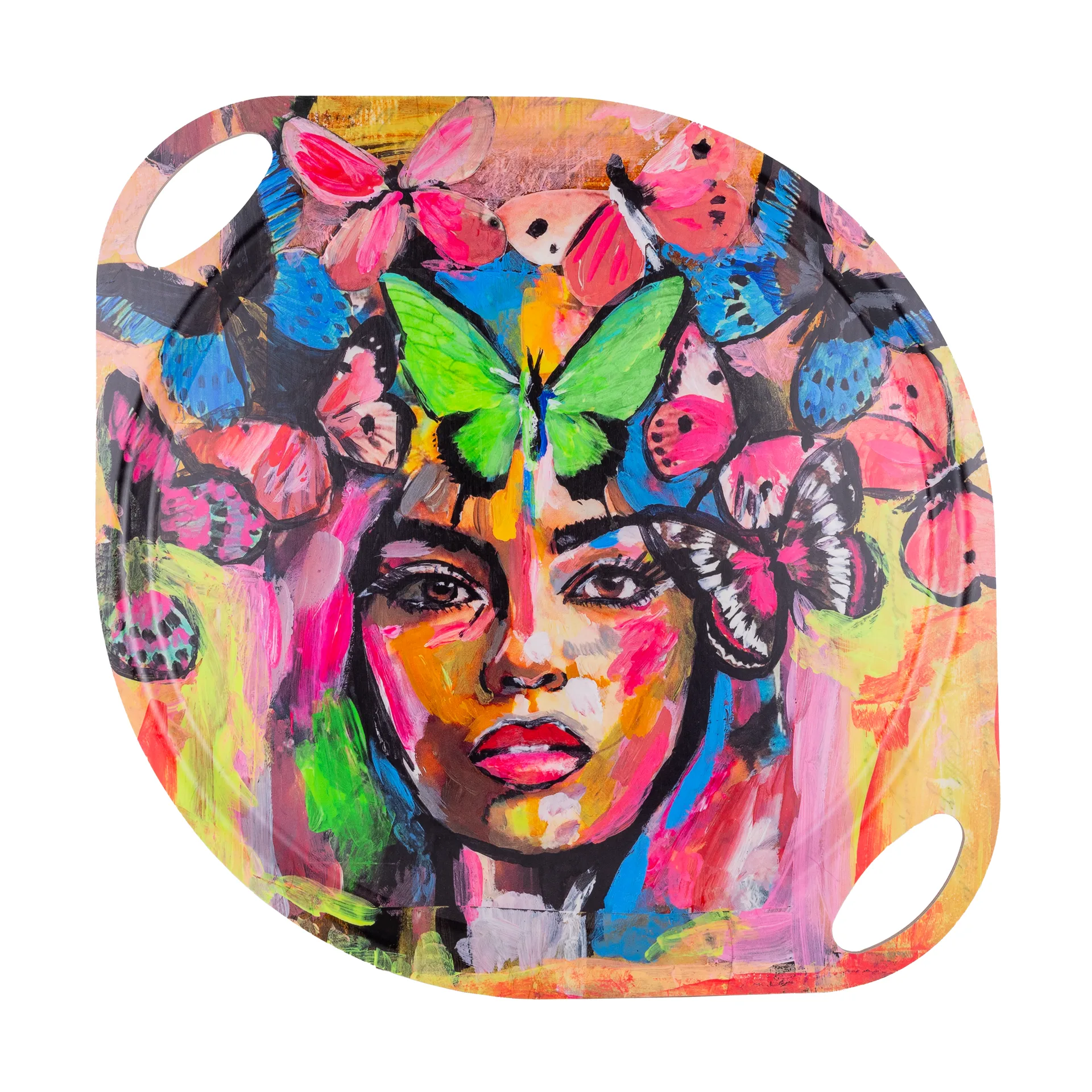 Coming back to life bakke med håndtag 38x47 cm, Flerfarvet Carolina Gynning