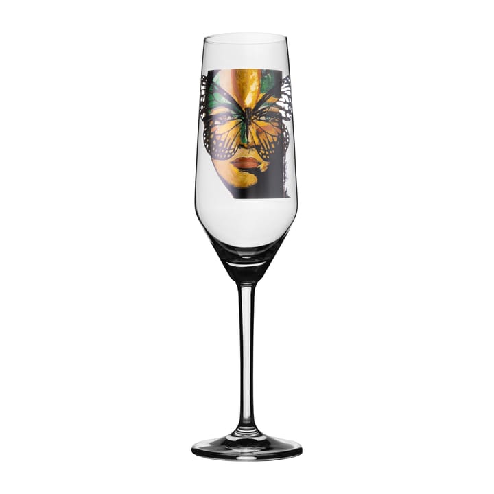 Golden Butterfly champagneglas 30 cl - Clear - Carolina Gynning