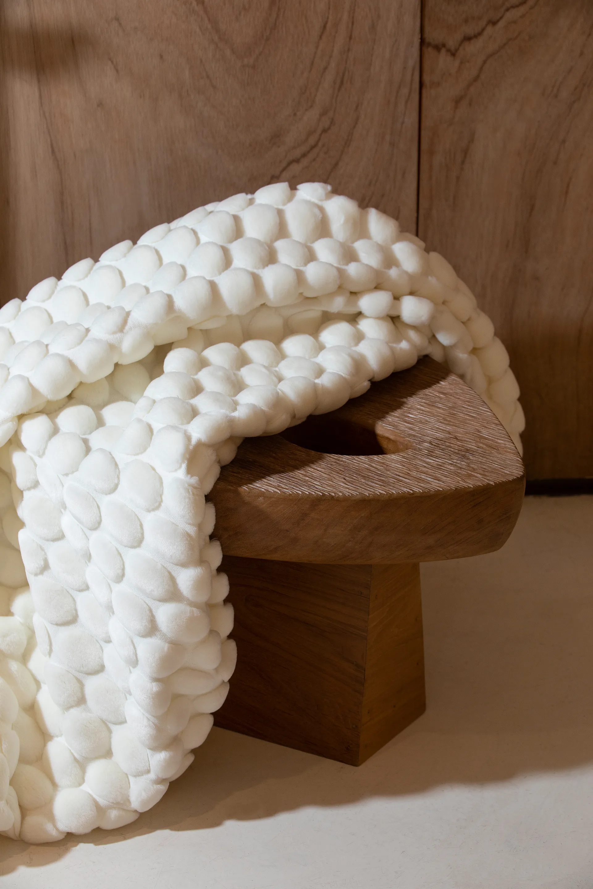 Egg Collection tæppe 170x130 cm, Hvid Ceannis