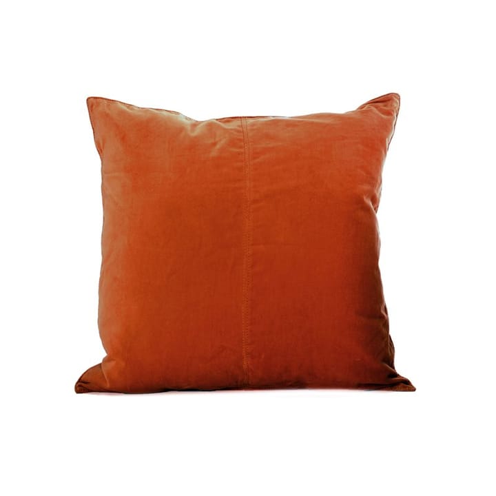 Velvet Collection pudebetræk 50x50 cm - Cognac - Ceannis
