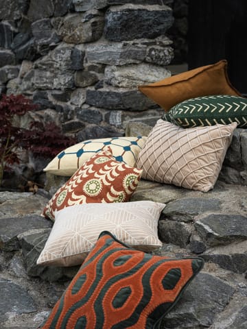 Arun pudebetræk 50x50 cm - Masala yellow/Taupe - Chhatwal & Jonsson