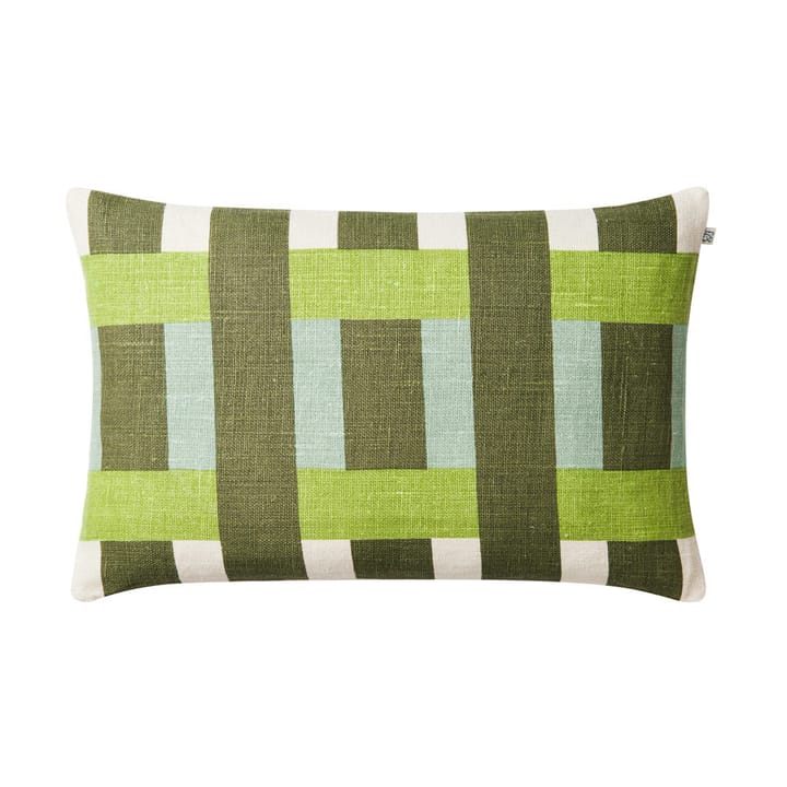 Benaras pudebetræk 40x60 cm, Cactus green-lime-aqua Chhatwal & Jonsson