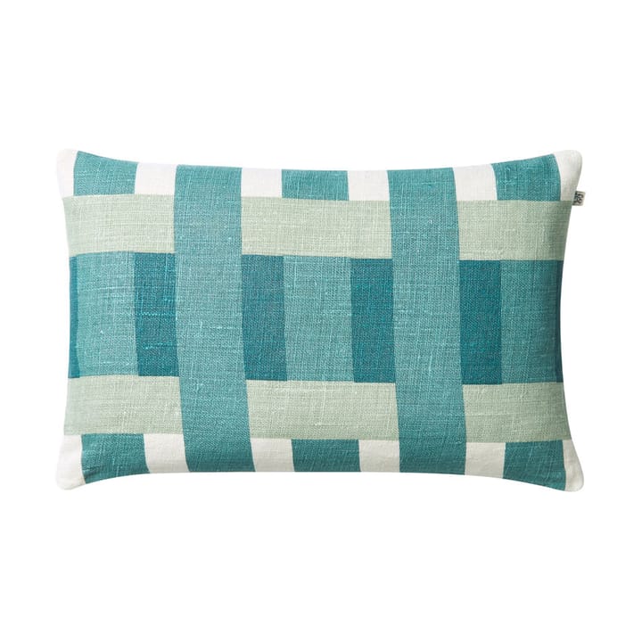 Benaras pudebetræk 40x60 cm - Heaven blue-aqua-palace blue - Chhatwal & Jonsson