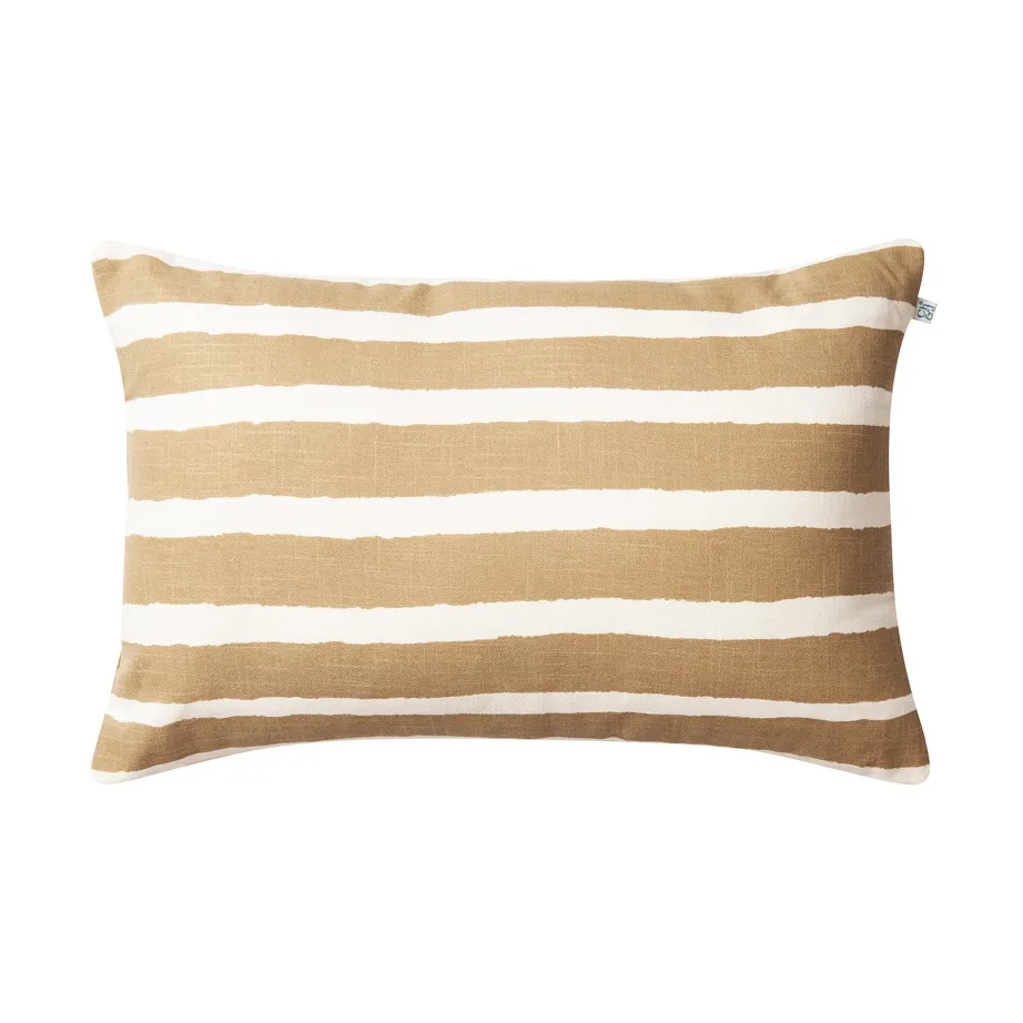Block Stripe udendørspude 40x60 cm, Beige-off white Chhatwal & Jonsson