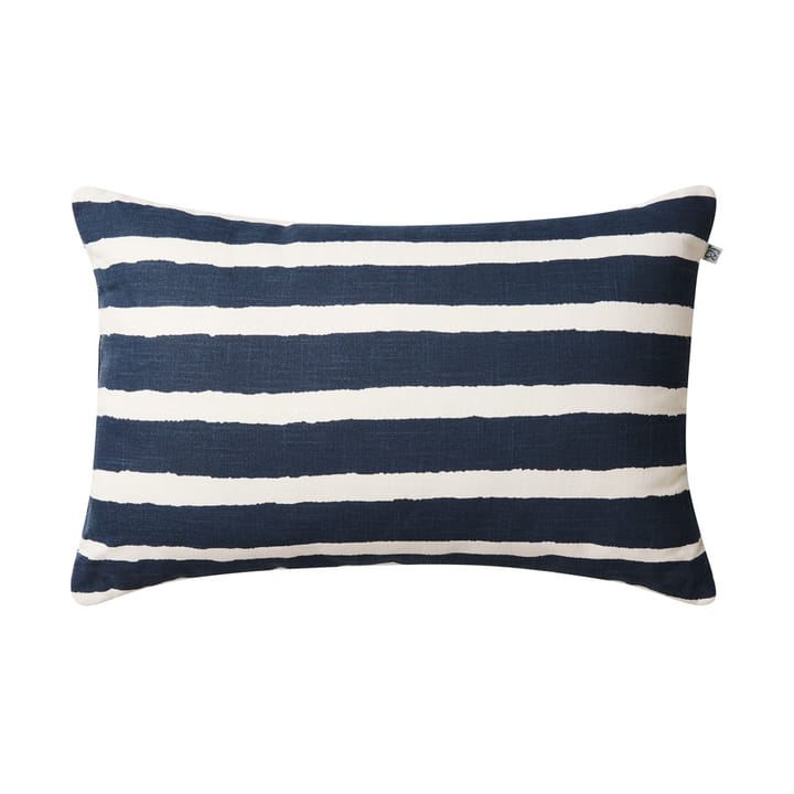 Block Stripe udendørspude 40x60 cm, Blue-off white Chhatwal & Jonsson