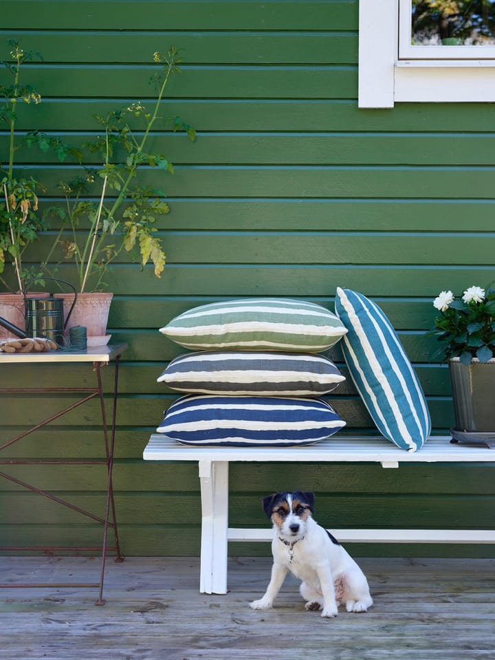 Block Stripe udendørspude 40x60 cm, Sage-off white Chhatwal & Jonsson