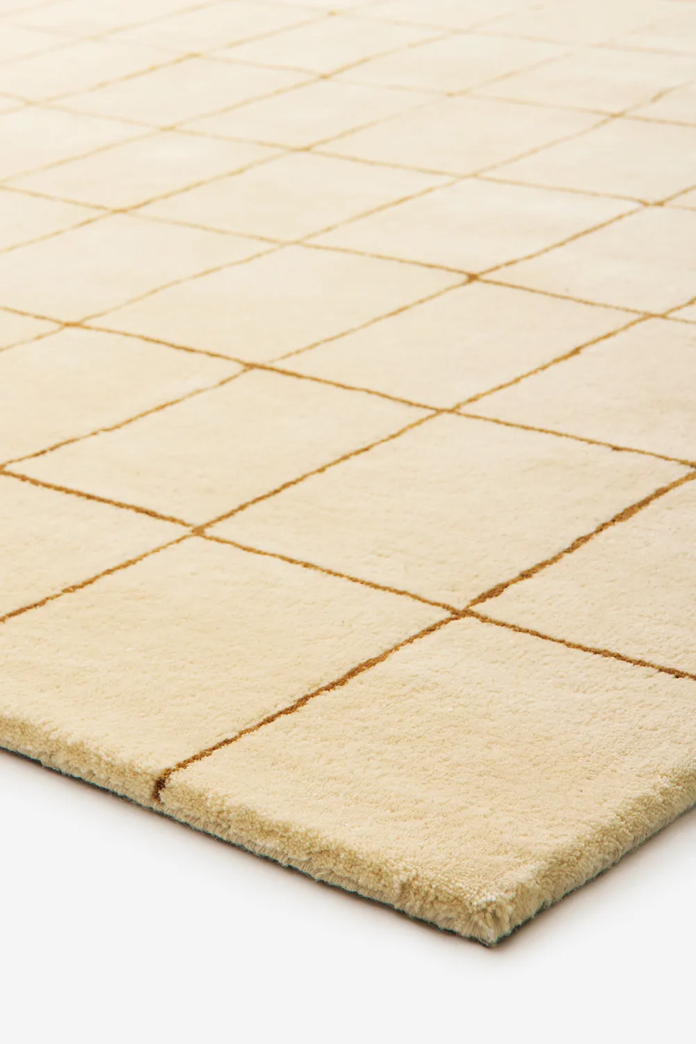 Chakra tæppe, Khaki-masala yellow 180x270 cm Chhatwal & Jonsson