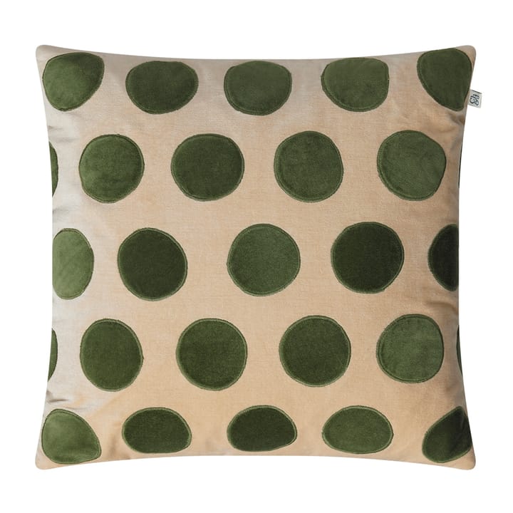 Circle pudebetræk 50x50 cm - Beige/Cactus green - Chhatwal & Jonsson