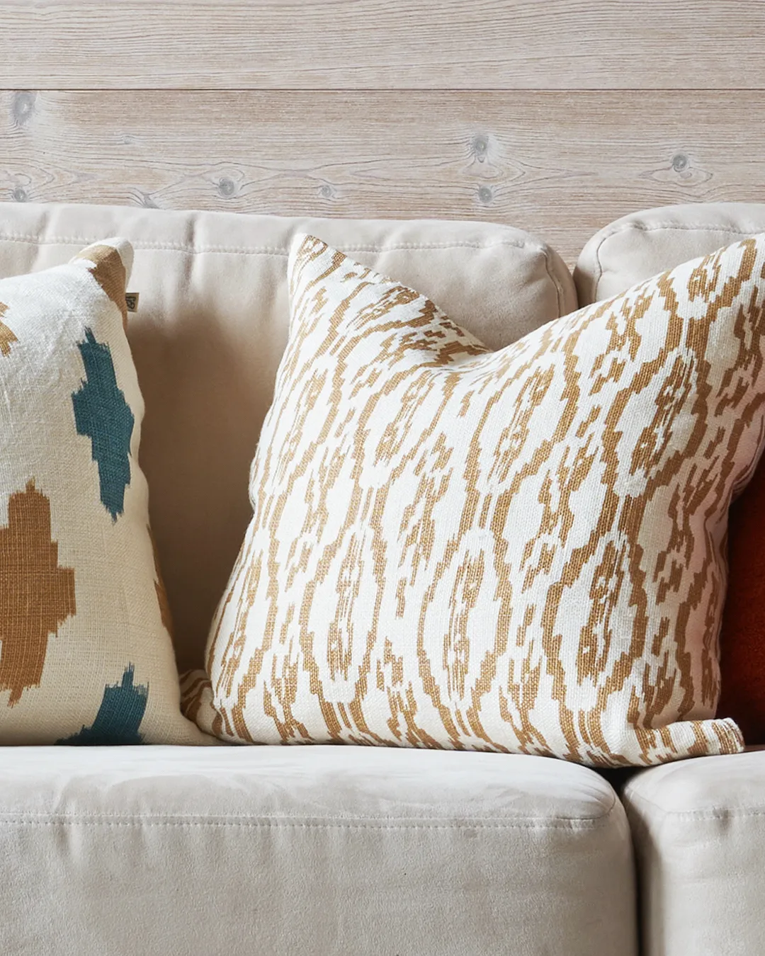 Deccan pudebetræk 50x50 cm, Khaki Chhatwal & Jonsson