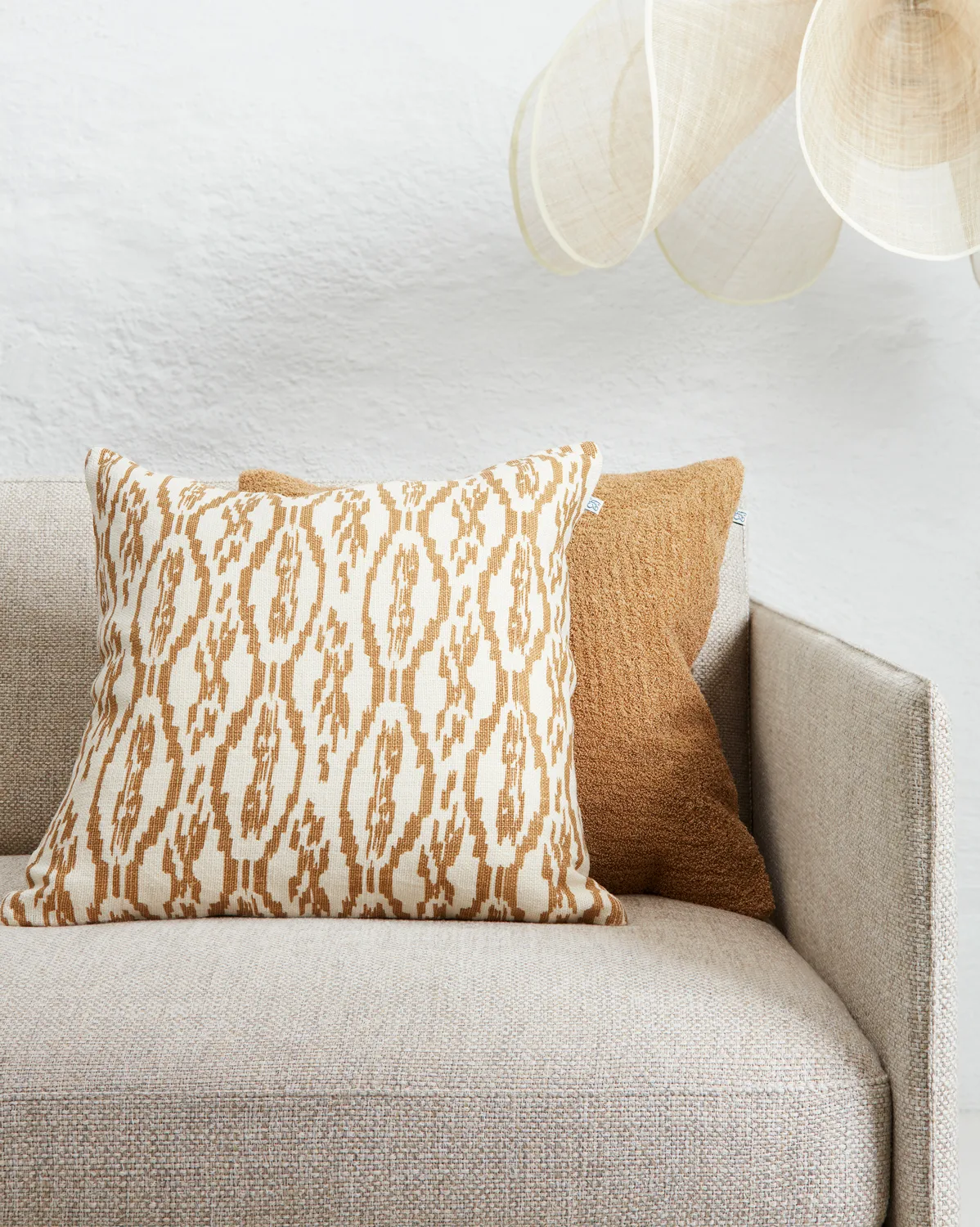 Deccan pudebetræk 50x50 cm, Khaki Chhatwal & Jonsson