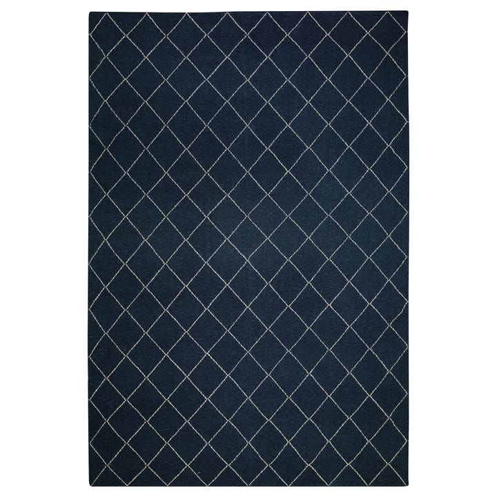 Diamond tæppe 184x280cm - Blue melange-off white - Chhatwal & Jonsson