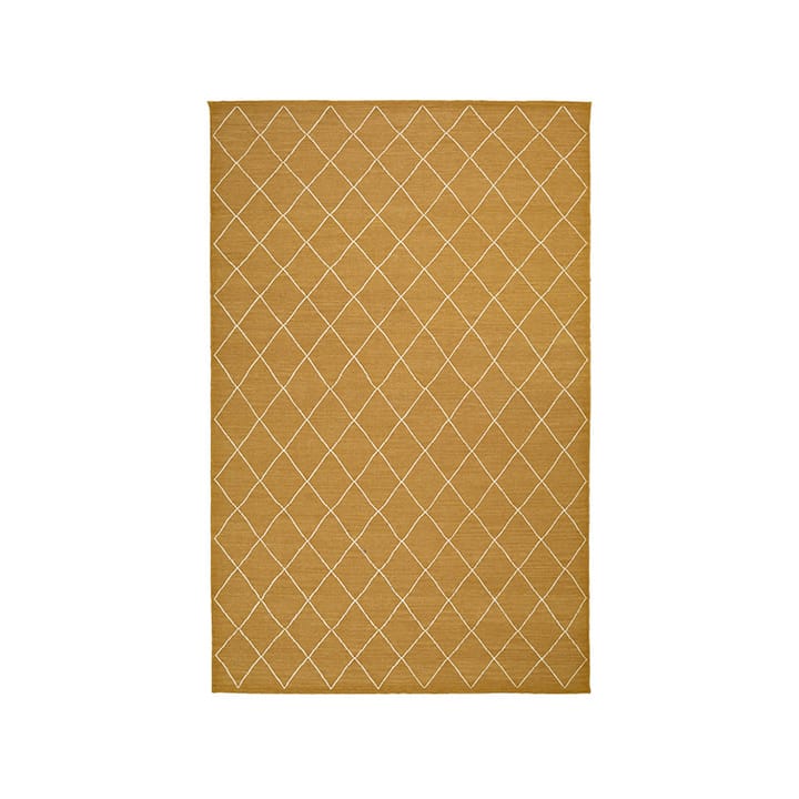 Diamond tæppe - masala yellow/offwhite, 184x280 cm - Chhatwal & Jonsson
