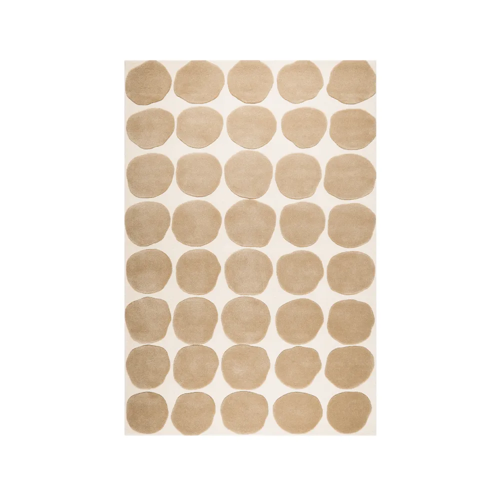 Dots tæppe, light khaki/light beige, 180x270 cm Chhatwal & Jonsson