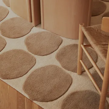 Dots tæppe - light khaki/light beige, 180x270 cm - Chhatwal & Jonsson