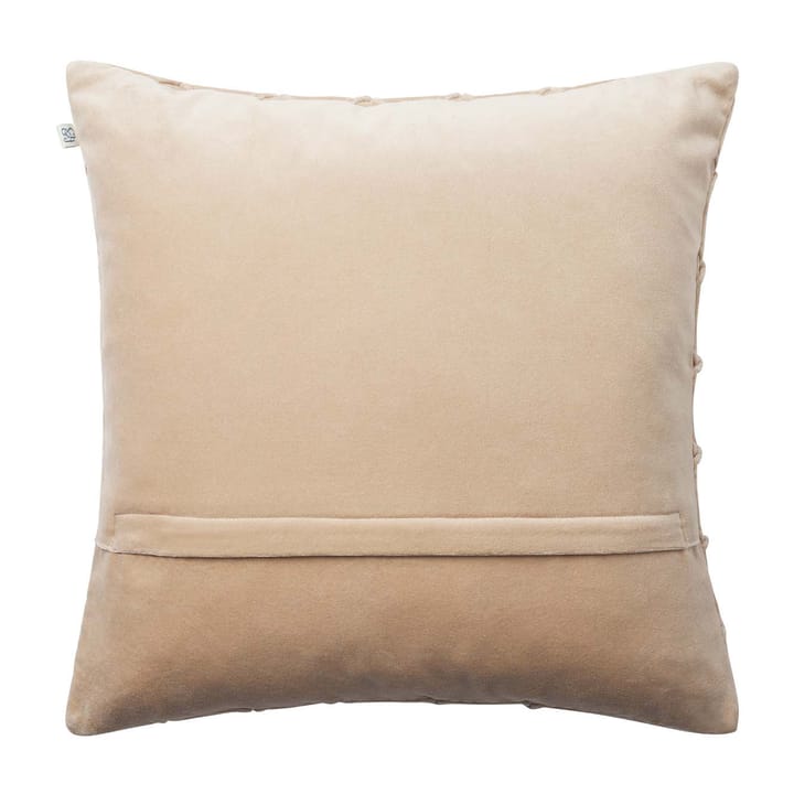 Embroidered Kulgam pudebetræk 50x50 cm, Tan/Offwhite Chhatwal & Jonsson