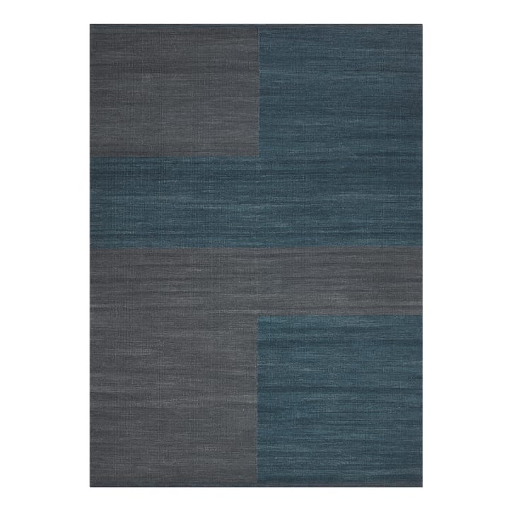 Ganga uldtæppe 170x240 cm - Greyish blue/Dark blue - Chhatwal & Jonsson