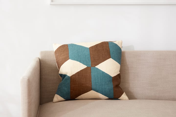 Hawa pudebetræk 50x50 cm, Light beige/Heaven blue/Taupe Chhatwal & Jonsson