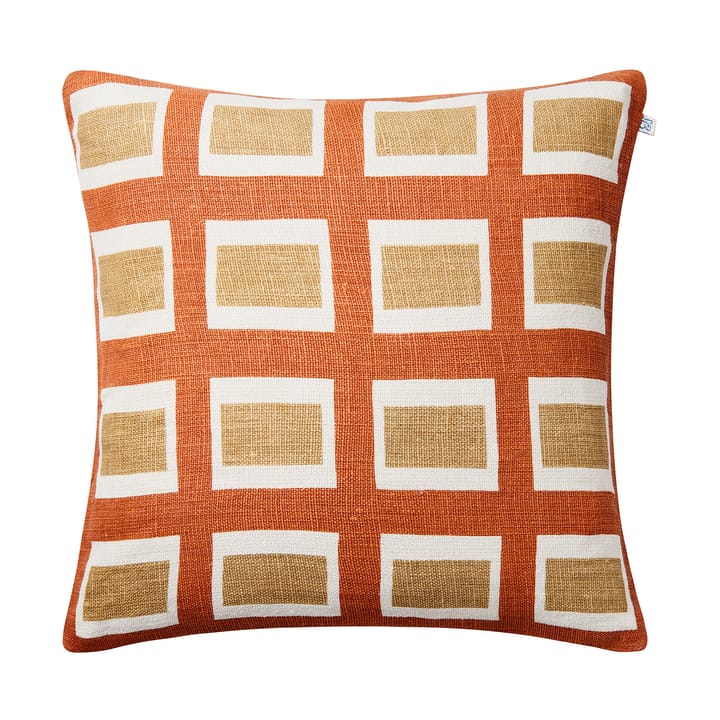 Hira pudebetræk 50x50 cm - Apricot Orange/Khaki - Chhatwal & Jonsson