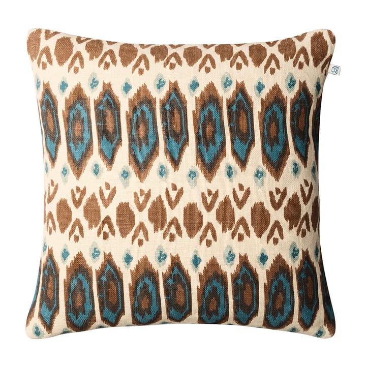 Ikat Bombay pudebetræk 50x50 cm - Taupe/Heaven blue/Aqua - Chhatwal & Jonsson