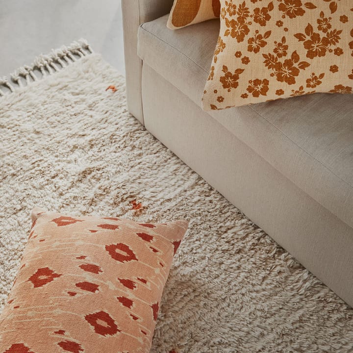 Ikat Goa pude, Light beige/Rose/Apricot-40 cm Chhatwal & Jonsson