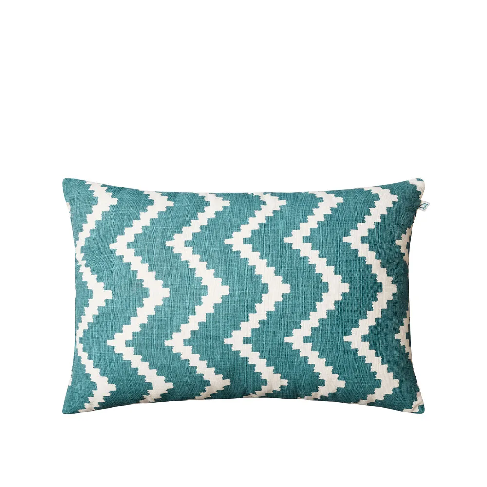 Ikat Sema pude, heaven blue/offwhite, 40 cm Chhatwal & Jonsson