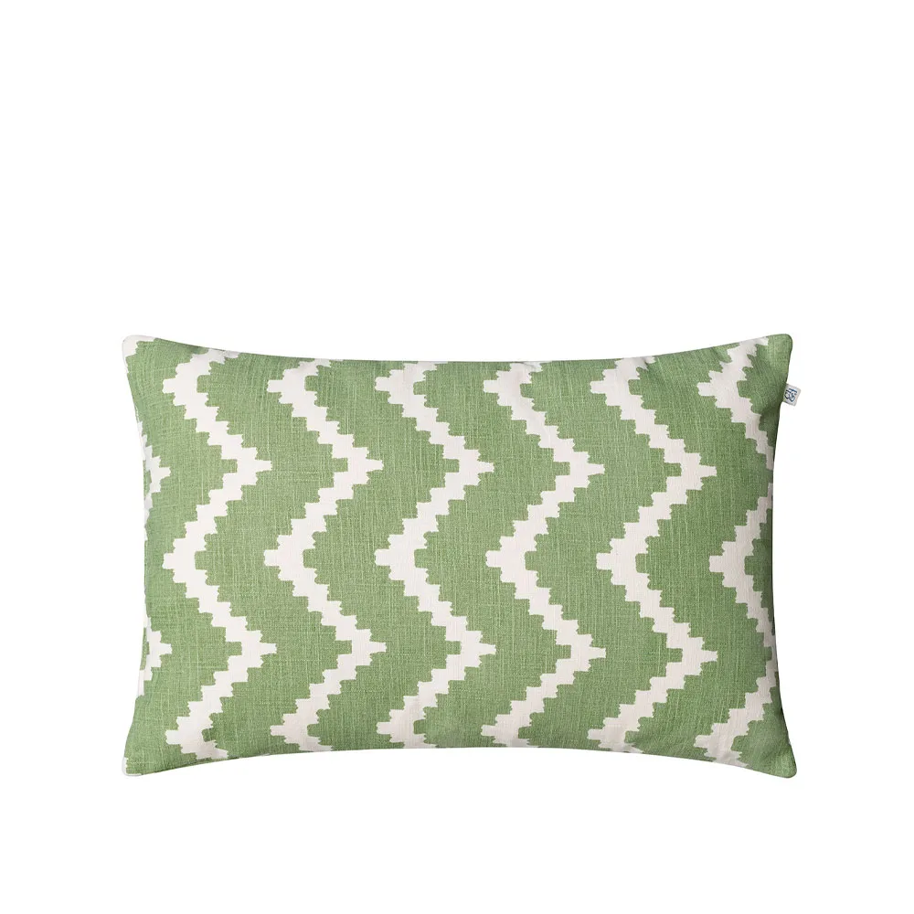 Ikat Sema pude, sage/offwhite, 40 cm Chhatwal & Jonsson