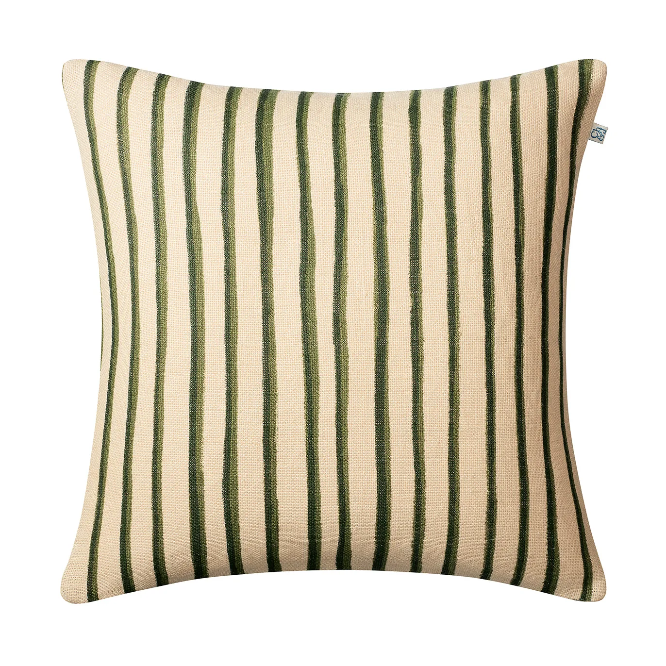 Jaipur Stripe pudebetræk 50x50 cm, Beige/Green/Green Chhatwal & Jonsson