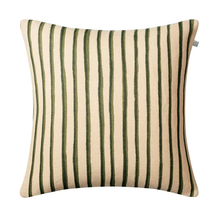 Jaipur Stripe pudebetræk 50x50 cm - Beige/Green/Green - Chhatwal & Jonsson