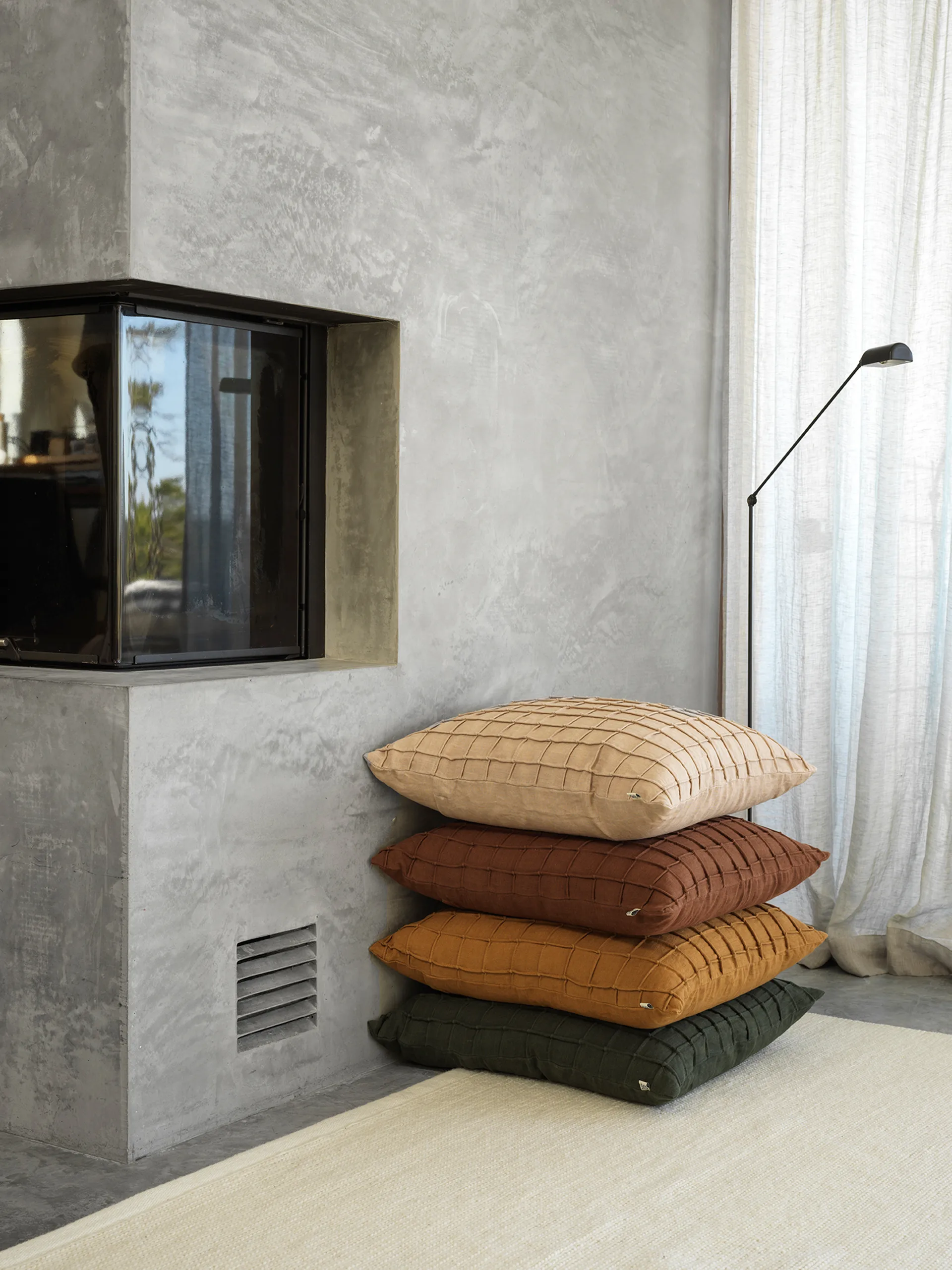 Jammu pudebetræk 50x50 cm, Cognac Chhatwal & Jonsson