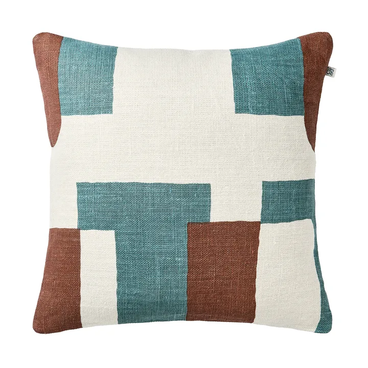 Jay pudebetræk - Terracotta-heaven blue, 50x50 cm - Chhatwal & Jonsson