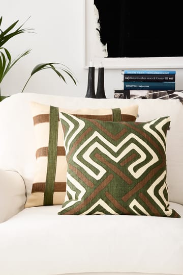 Kiran pudebetræk 50x50 cm - Cactus Green/Taupe - Chhatwal & Jonsson