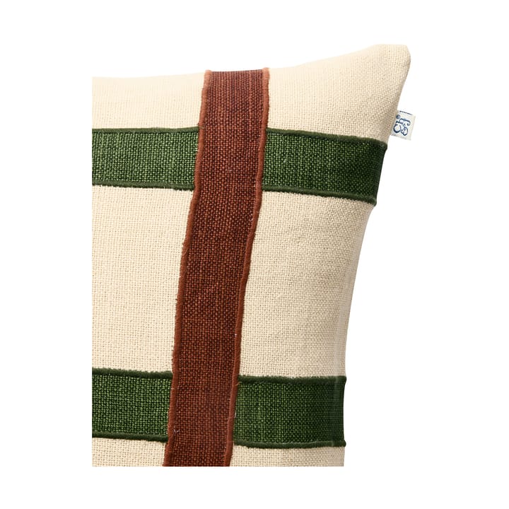 Kiran pudebetræk 50x50 cm, Terracotta/Cactus Green Chhatwal & Jonsson