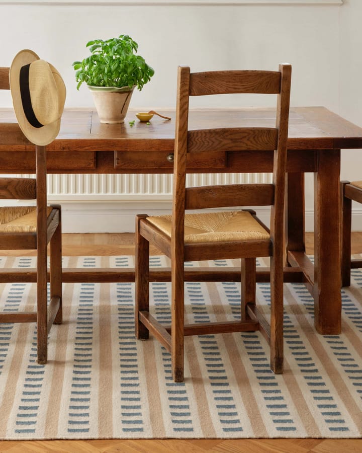Ladakh uldtæppe 230x320 cm, Off white-l. beige-heaven blue Chhatwal & Jonsson