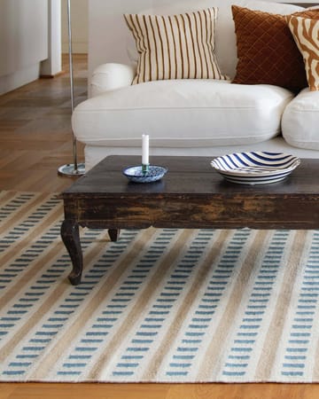 Ladakh uldtæppe 230x320 cm - Off white-l. beige-heaven blue - Chhatwal & Jonsson