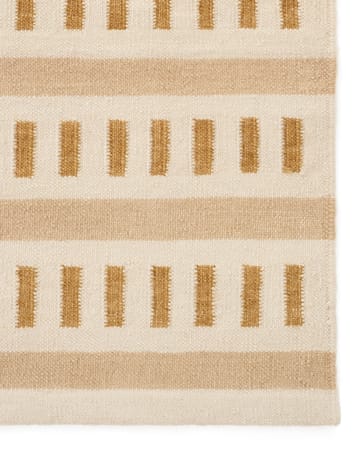 Ladakh uldtæppe - Off white-beige-masala yellow, 180x270 cm - Chhatwal & Jonsson