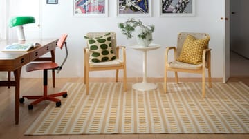 Ladakh uldtæppe - Off white-beige-masala yellow, 180x270 cm - Chhatwal & Jonsson